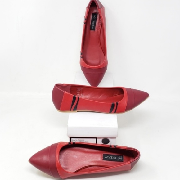 Iron Fist Shoes - Adorable Red Crayon Ballet Flats!!!